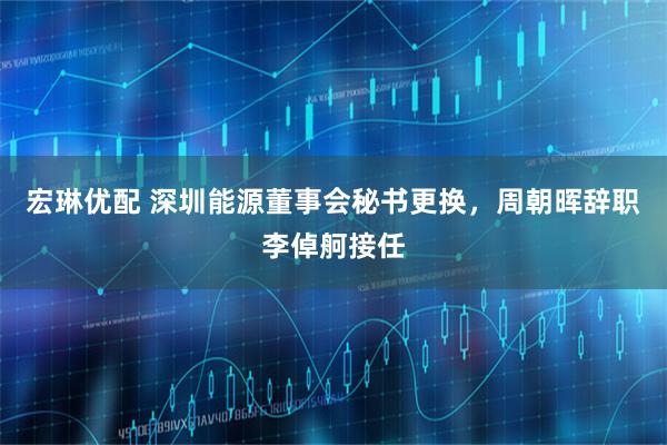 宏琳优配 深圳能源董事会秘书更换，周朝晖辞职李倬舸接任