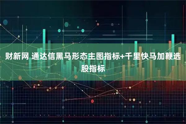 财新网 通达信黑马形态主图指标+千里快马加鞭选股指标